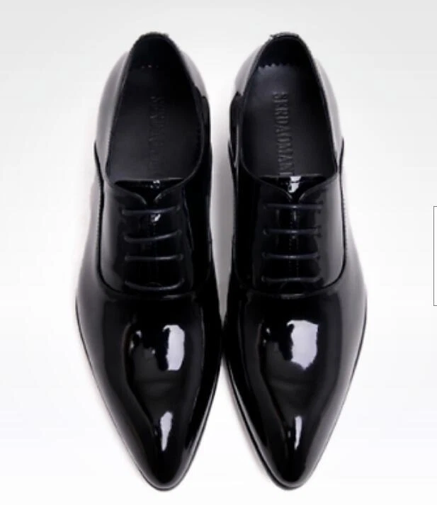 Tod’s Patent Leather Oxford Dress Shoes Mens 7.5A Black‎ Italian Formal Lace Up Tod main image 4