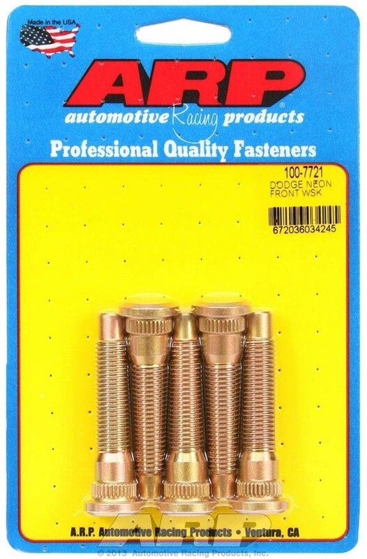 Dodge Neon ARP 100-7721 Wheel Studs M12 x 1.5 Thread 2.450 in