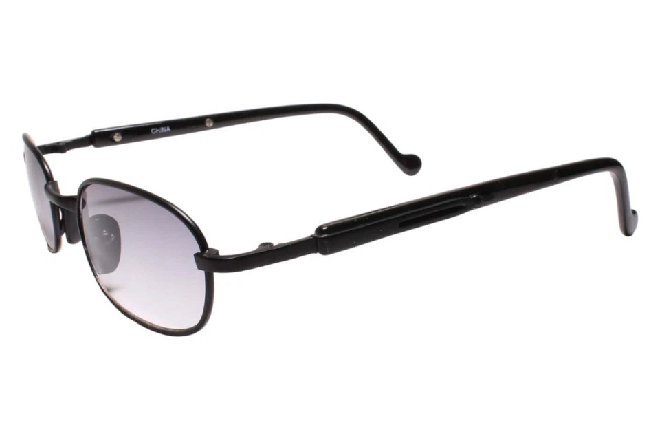 True Vintage 90s Y2K Old-School Nostalgic Vibes Rectangle Matte Black Sunglasses - Изображение 3 из 3