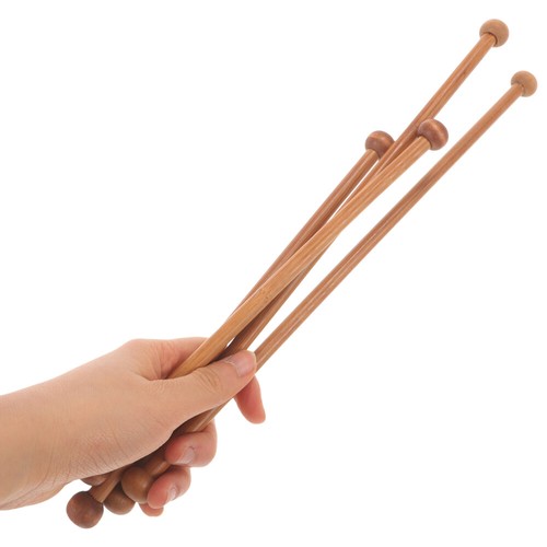 4 Pcs Wooden Hanging Rod Accessories for Wall Hangings - Picture 8 of 12