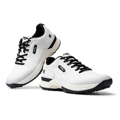 FitVille Men's Extra Wide Golf Shoes Spiked Water-Resistant Outdoor 8-14