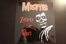 Misfits ZERO or Die Skateboards Punk Reaper Danzig Skull Skateboarding STICKER