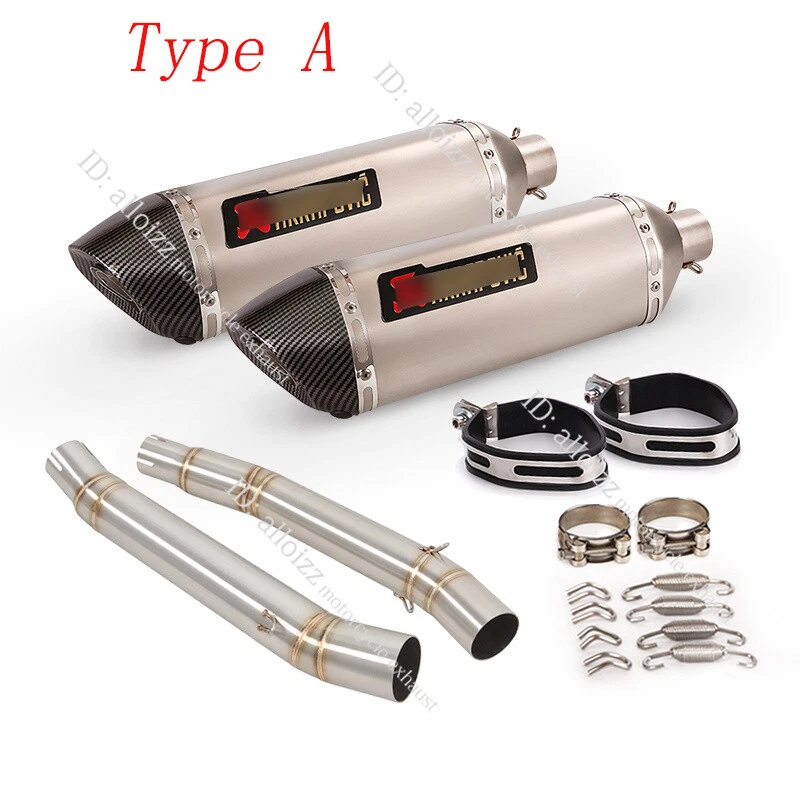 Silenciador escape izquierdo derecho para Suzuki Hayabusa GSX1300R 2008-2020 Foto 3 de 4