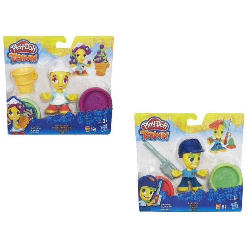 Play Doh Town, personaggi Mestieri con Pasta Modellabile