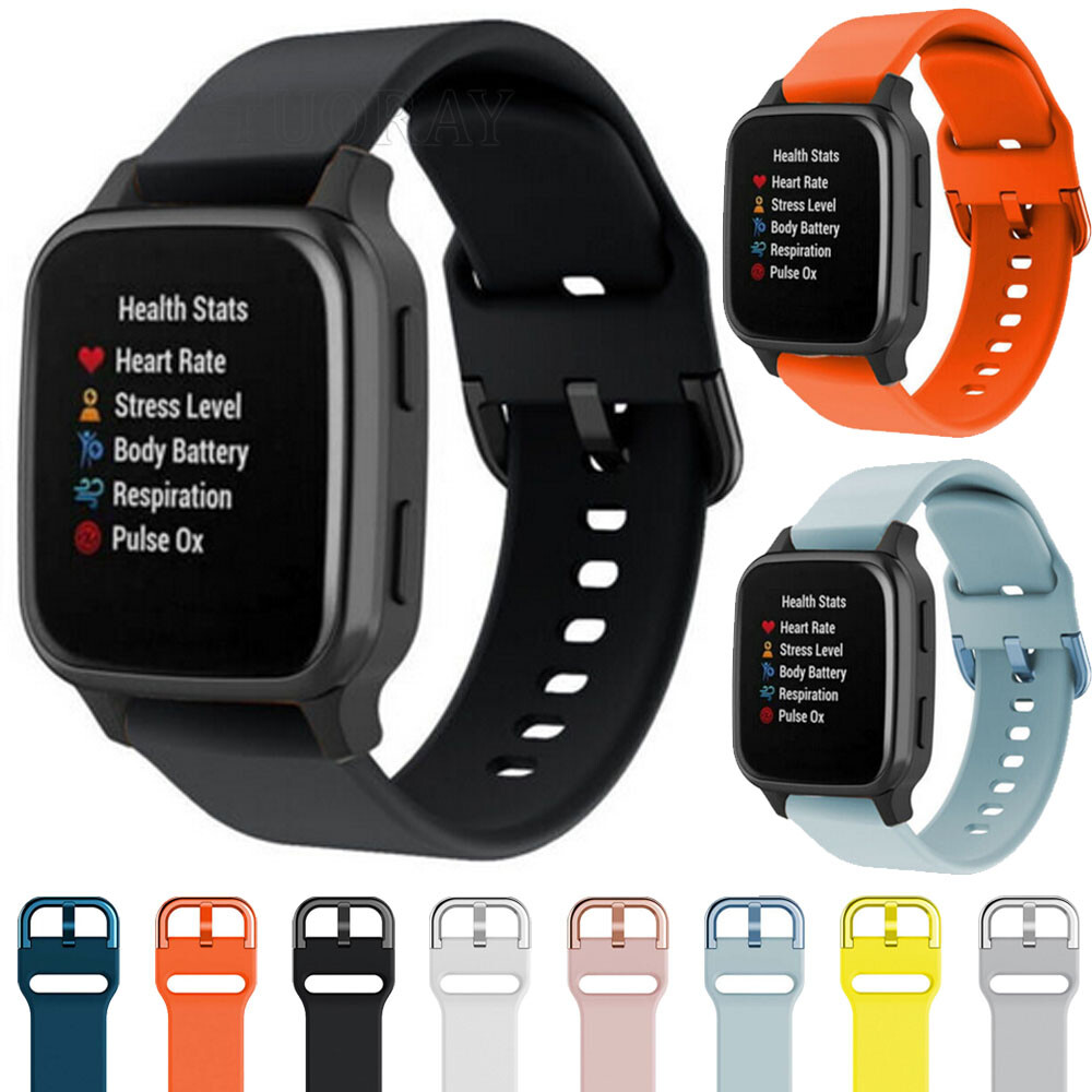 TUCOMO Cinturino Garmin 18mm - Silicone Floreale Per Venu 3S/Vivoactive 4S TUCOMO Cinturino Garmin 18mm - Silicone Floreale Per Venu 3S/Vivoactive 4S