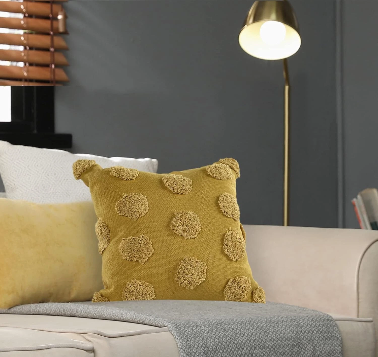 Cotton Tufted dots Cushion Cover Pillow Throw Case For Sofa, Living Room Or Bed
Opens in a new windo