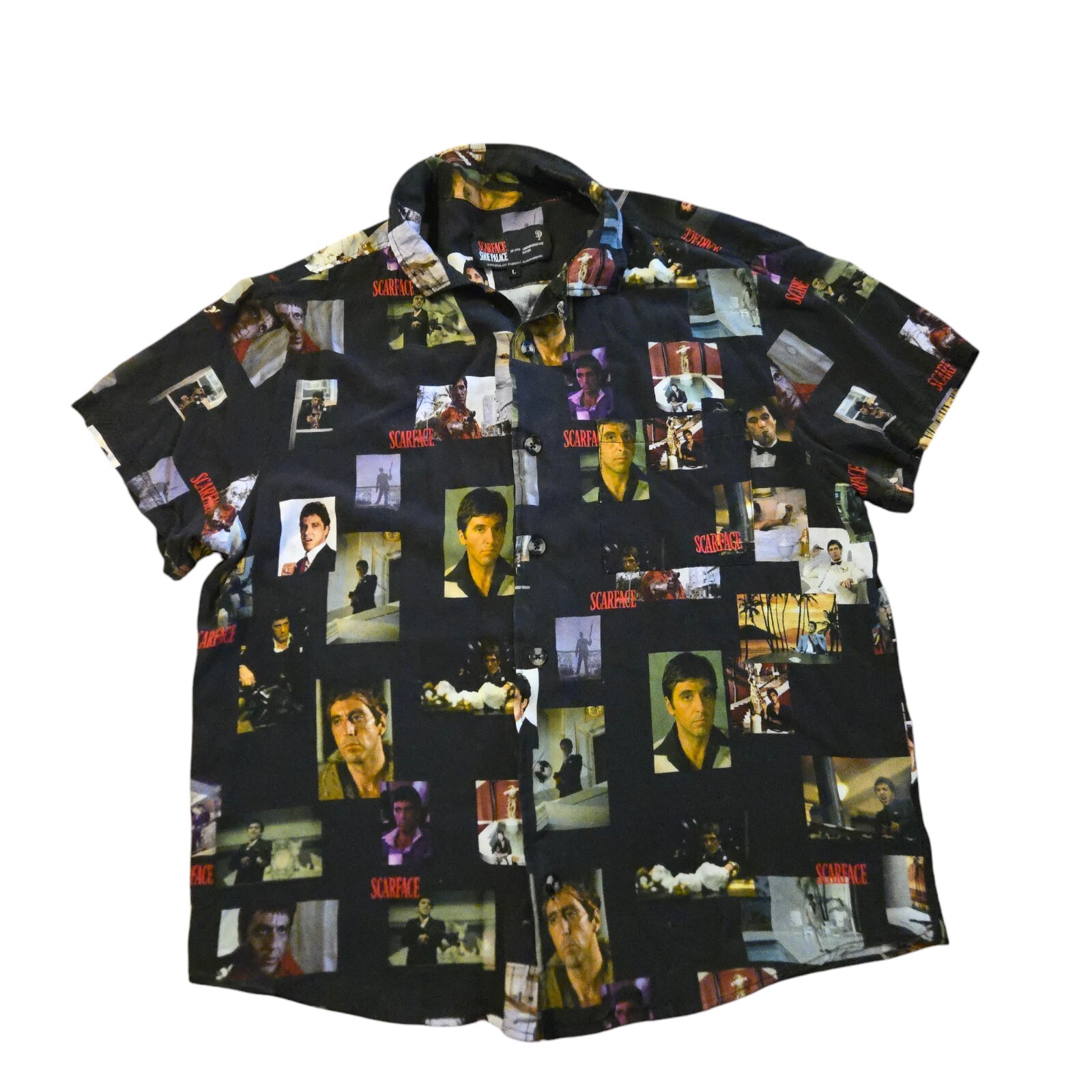 Scarface Shoe Palace Universal Studios All Over Print Viscose Shirt