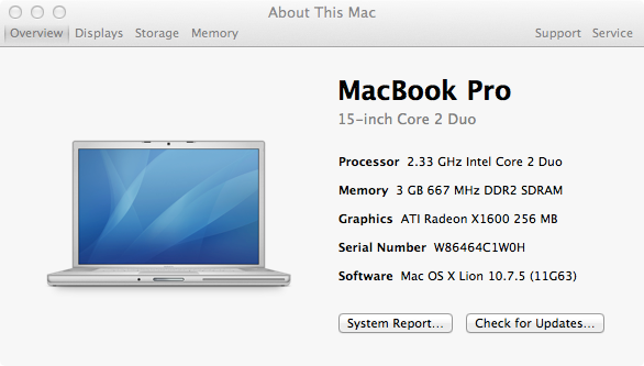 Apple MacBook Pro A1211 15.4