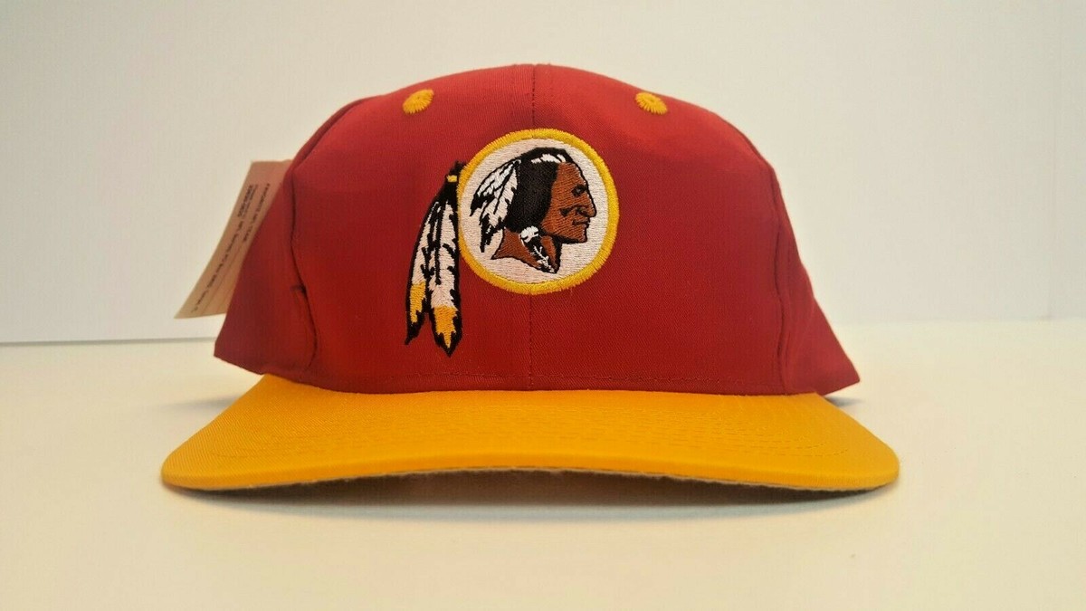 NEW Vintage 90s Washington Redskins Plain Logo Game Day Logo 7 Hat