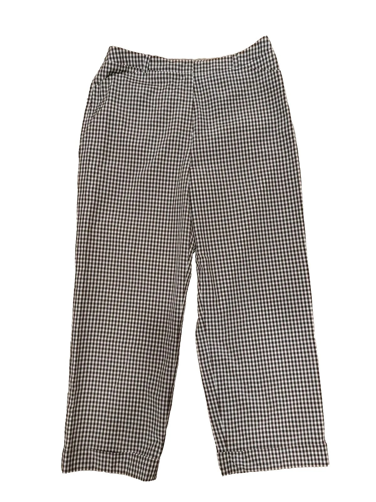 Silk Check Pants for Women