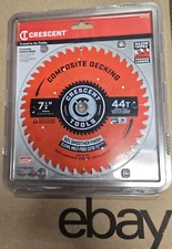 Crescent Circular Saw Blade  7-1/4" Composite Decking CSBTX-744  SAME DAY SHIP!!