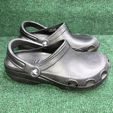 CROCS Adult Classic Unisex Clogs Black 10003 ~ Size Men's 5 / Women's 7