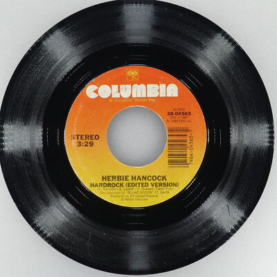 Herbie Hancock レコード HERBIE HANCOCK Hardrock COLUMBIA 38-04565 VG- 45rpm 7