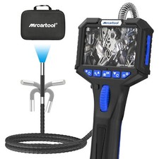 Endoscope Inspection Camera 3.5''IPS 1080P Two-Way 210° Rotating IP67 Waterproof