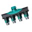 Indexbild 7 - 4-Wege-Tap-Adapter Ventil Absperrklappe Gartenschlauch Rohrverbinder Split