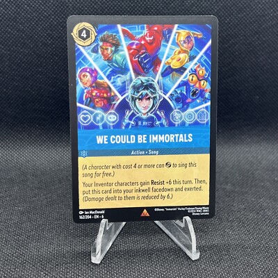 We Could Be Immortals Disney Lorcana Azurite Sea EN6 Regular 162