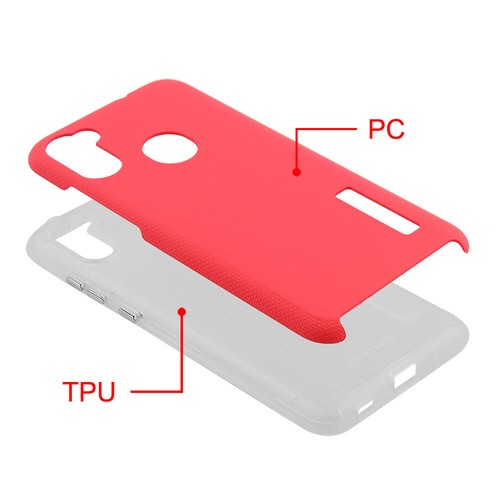 Para Samsung Galaxy A11 - Funda protectora con agarre resistente blindado con botón de aluminio  - Imagen 13 de 49