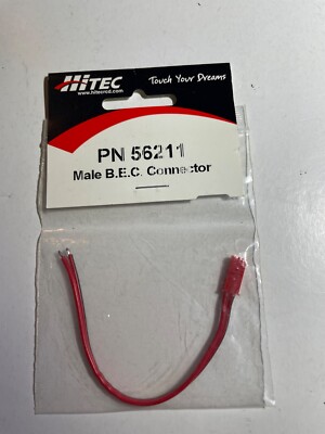 HiTec Male B.E.C. Connector PN56211 R/C Model Helicopter