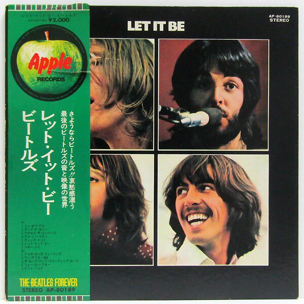 THE BEATLES LET IT BE APPLE AP-80189 VINYL LP OBI JAPAN | eBay