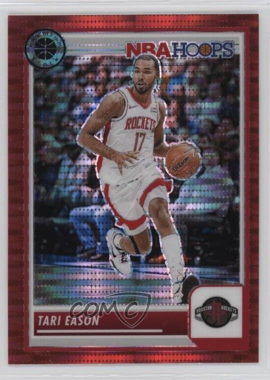 2023-24 Panini NBA Hoops Premium Stock Red Pulsar Prizm Tari Eason #246 0a6