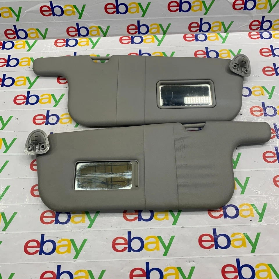 1998 - 2002 Toyota Corolla Sun Visors Set Pair Driver Passenger OEM 99 00 01 - Image 2 of 4