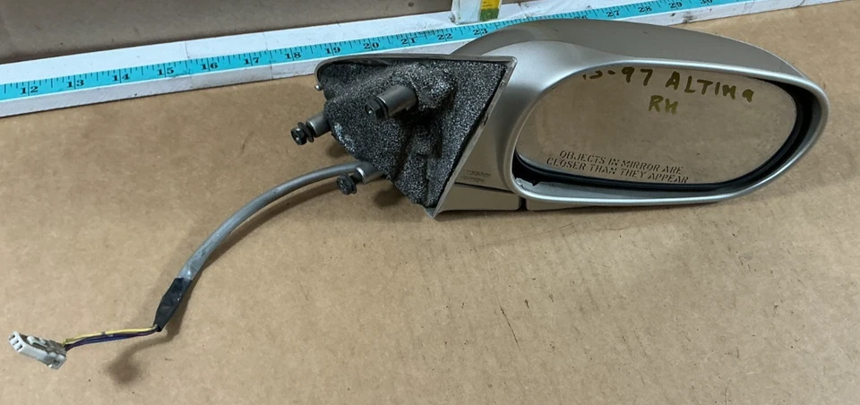 Espejo retrovisor lateral derecho Nissan Altima 1993-1997 963012B500 OEM Foto 3 de 4