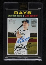 2022 Topps Archives Signature Series /63 Brandon Lowe #20TH-255 Buyback Auto
