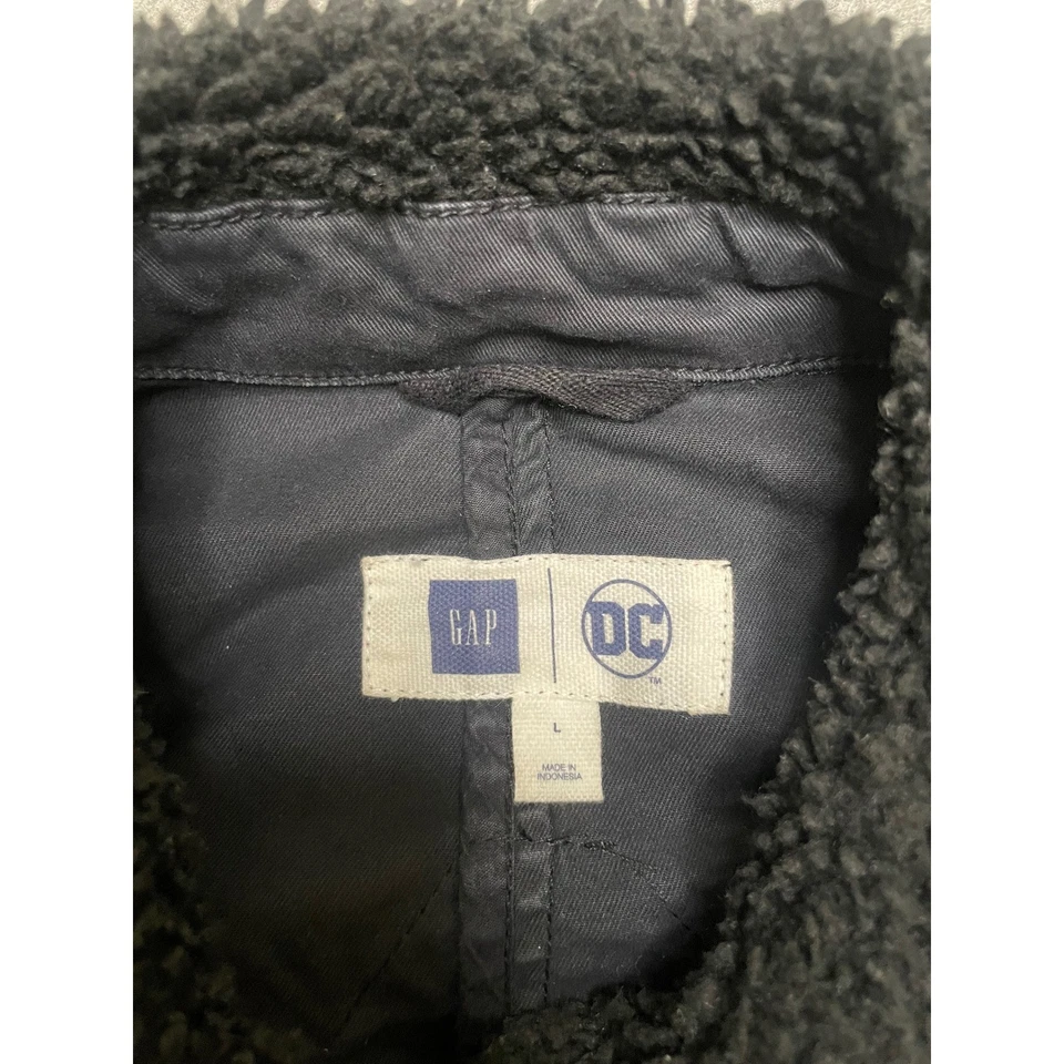 Chaqueta GAP Liga de la Justicia Mujer Maravilla Cuello Sherpa Estilo Militar L Foto 3 de 4