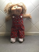 CABBAGE PATCH DOLL CLOTHES DUNGAREES FOR 16 INCH DOLL