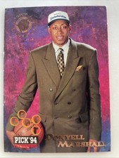 1994-95 Topps Stadium Club - Draft Pick Donyell Marshall #182 (RC)