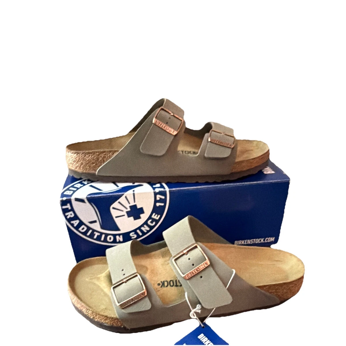 Birkenstock Arizona Marbled Metallic Slide Sandals Men 8-8.5 or Women 10-10.5 Birkenstock Arizona Slide Sandal - Women main image 4