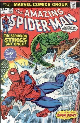 Amazing Spider-Man #145 VG 4.0 1975 Stock Image