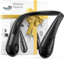 Bladeless Neck Fan, Mothers Day Gifts for Mom, Gifts for Fathers Day Dad Husband