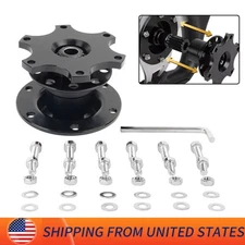 Car Steering Wheel Quick Release Hub Racing Adapter Snap Off Boss Kit Universal