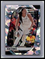2024 Panini Prizm WNBA #122 Kiah Stokes Ice Prizms #1971