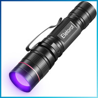Uv Taschenlampe 395Nm Fokussierbar 3 Modi Schwarzlicht FüR Katzenurin &
