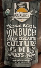 Fermentaholics ORGANIC Kombucha SCOBY Live Starter Culture - Makes 1 Gallon