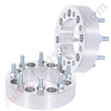 2 2 Wheel Spacers 8x6.5 916-18 Unf For 1994-2010 Dodge Ram 2500 3500 8lug
