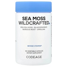 Sea Moss, Wildcrafted, 120 Vegetable Capsules