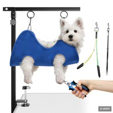 Dog Grooming Arm For Table Small Dogs Adjustable With Hammock And Haunch Holder