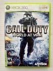 Microsoft Xbox 360 Call of Duty COD World at War COMPLETE Game Case Manual CIB