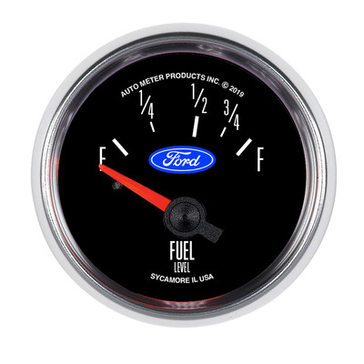 AutoMeter 880820 Ford Licensed 2-1/16'' Fuel Level Gauge, 73-10 ohm