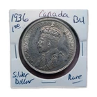 Better Date - 1936 Canada BU Condition 1 Dollar World Coin- Silver