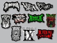 Metalcore Deathcore Sticker Lot 10 Pack Set 4 Death Metal Ice Nine Kills Slam Metalcore Deathcore Sticker Lot 10 Pack Set 4 Death Metal Ice Nine Kills Slam
