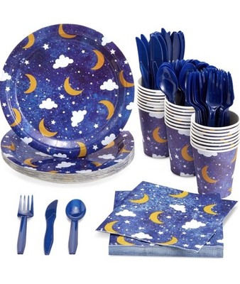 BLUE PANDA Space Party Pack / Twinkle Twinkle Party Pack für 24