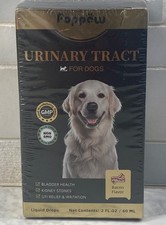 Dog Urinary Tract Support Liquid Drops 2 fl oz Bacon Flavor Exp: 03/27