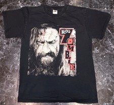 Vintage 2011 Rob Zombie Double Sided Concert T-Shirt Size Medium Rock Grunge