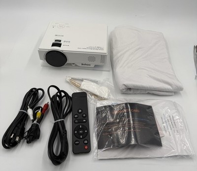 Jinhoo Mini Overhead Projector PJ0551 Model M10 Full HD 1080P  with Screen