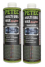 2x PETEC Multi UBS Wax 1000ml Saugdose Unterbodenschutz SCHWARZ oder TRANSPARENT