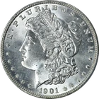 1901-O Morgan Silver Dollar PCGS MS65 Blazing White Gem Nice Strike - STOCK